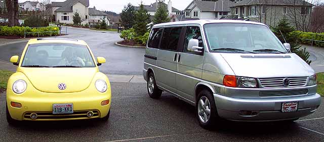 Our Volkswagens together.