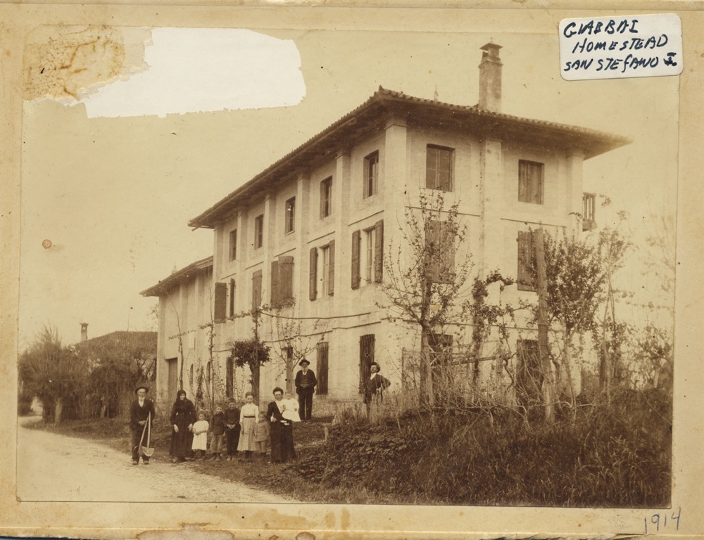 Giabbai family home, 1914, San Stefano, Italy