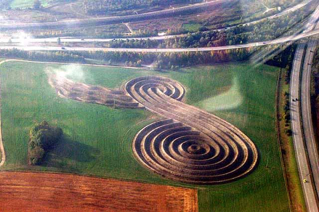 German farmland, with an unusual design.