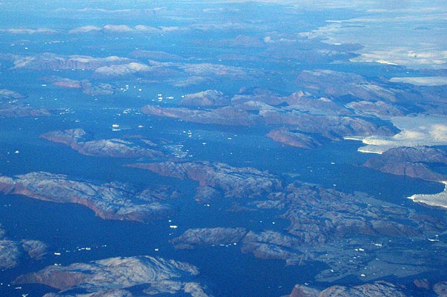 More of the west coast of Greenland, and icebergs.