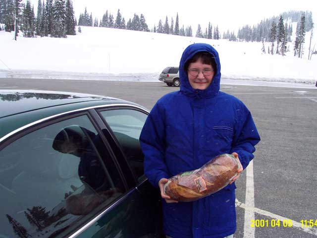 Andrew and our Big Sandwich