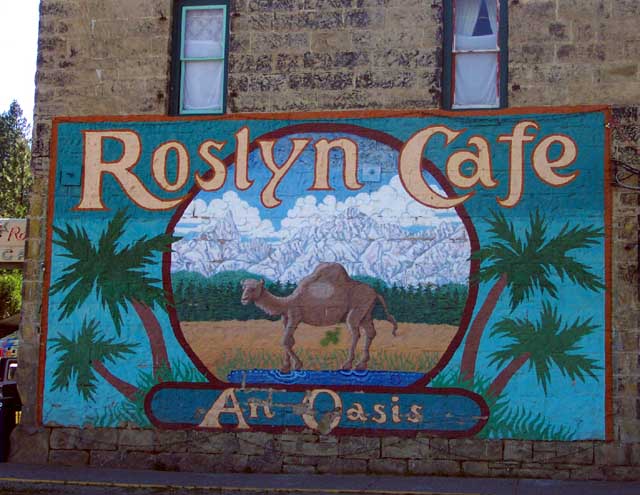 Roslyn tied in somehow to the show, but this town was called Sicily Alaska.