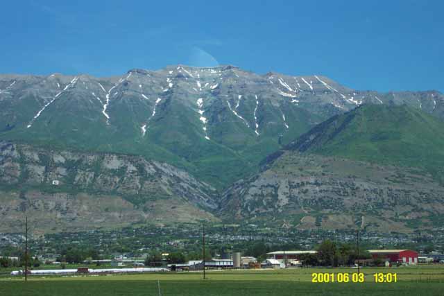 Mount Timpanogos, elevation 11,750 feet: hard to believe I climbed it once back in 1975!