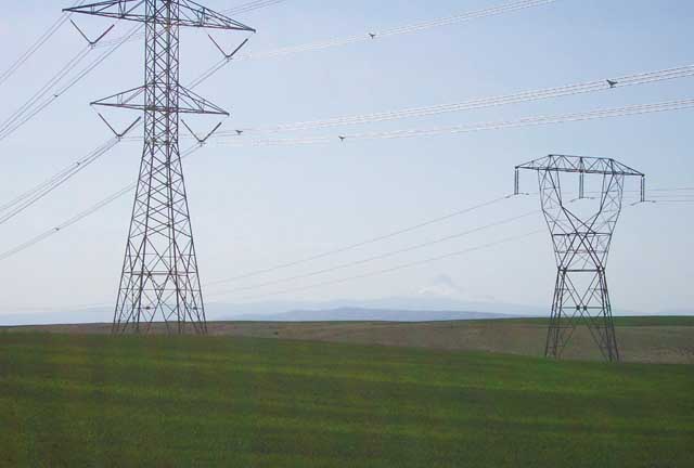 230-500 kV power lines