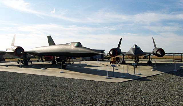 A-12 and SR-71 at Palmdale CA